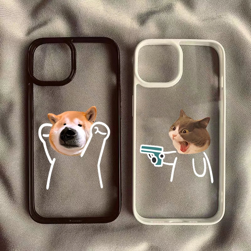 Cat & Dog Couple Phone Case — Swuffy