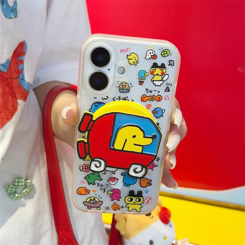 Kawaii Cartoon Animal Magnetic Phone — Swuffy