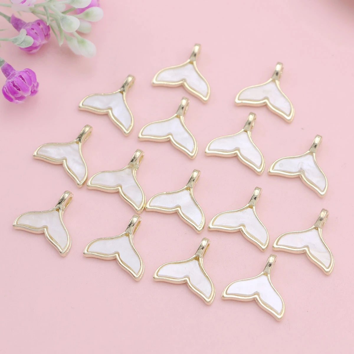 Gold Plated Mermaid Tail Charm — Swuffy