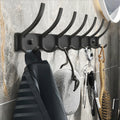 Household Wall Coat Rack Black — Swuffy