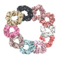 Eyelash Printed Hair Scrunchies Elastic — Swuffy