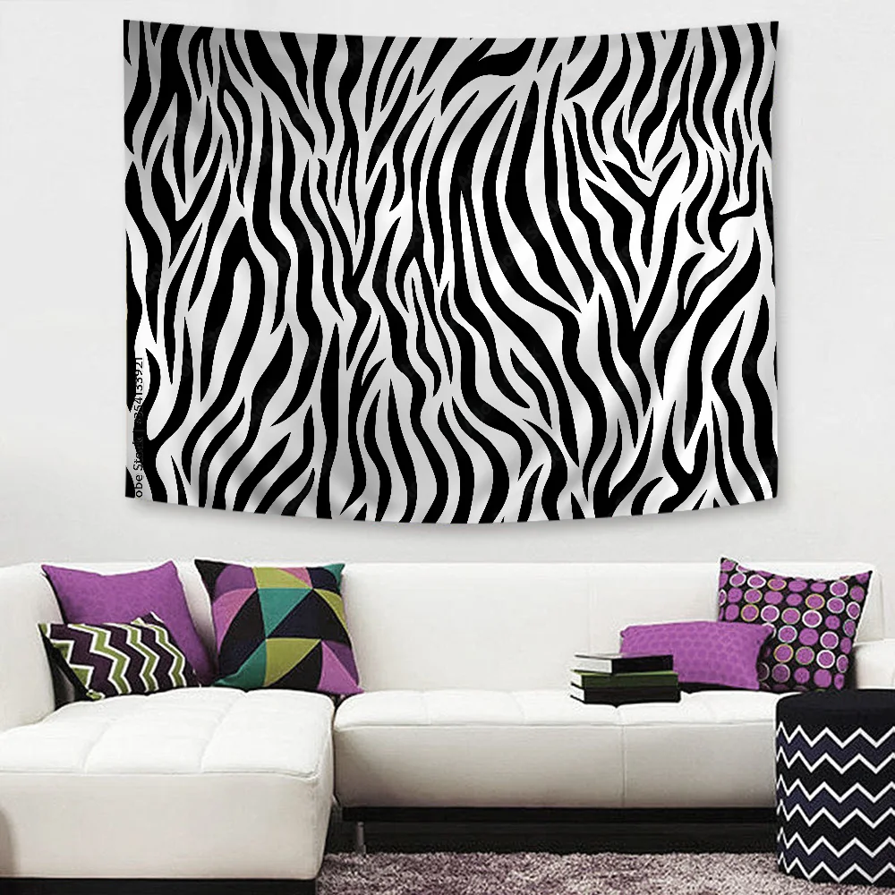 Black White Zebra Stripe Backdrop — Swuffy