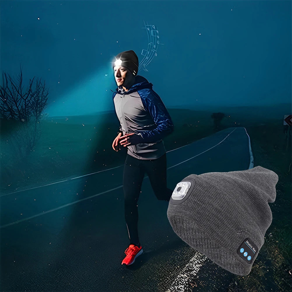 Bluetooth Compatible Beanie Hat Light — Swuffy