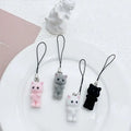 Plush Resin Cat Pendant Keychain — Swuffy