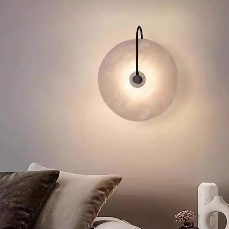 Modern Marble LED Wall Light — Swuffy
