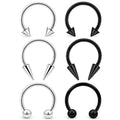 Septum Rings Surgical Steel Long — Swuffy