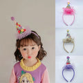 Birthday Hat Hair Hoops Baby — Swuffy