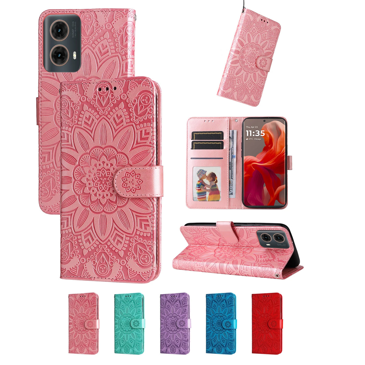 Magnetic Leather Wallet Flip Case — Swuffy