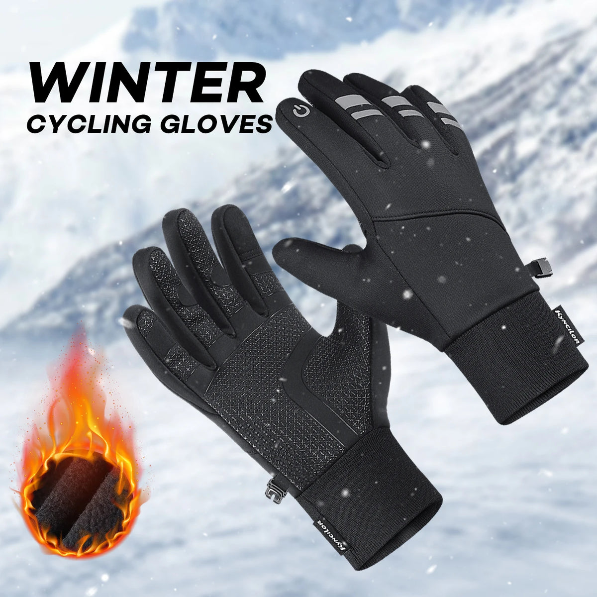Autumn Winter Cycling Gloves Shockproof — Swuffy
