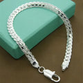 Sterling Silver Bracelet Mm Cm — Swuffy