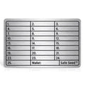 Customised Metal Nameplates Metal Nameplate — Swuffy