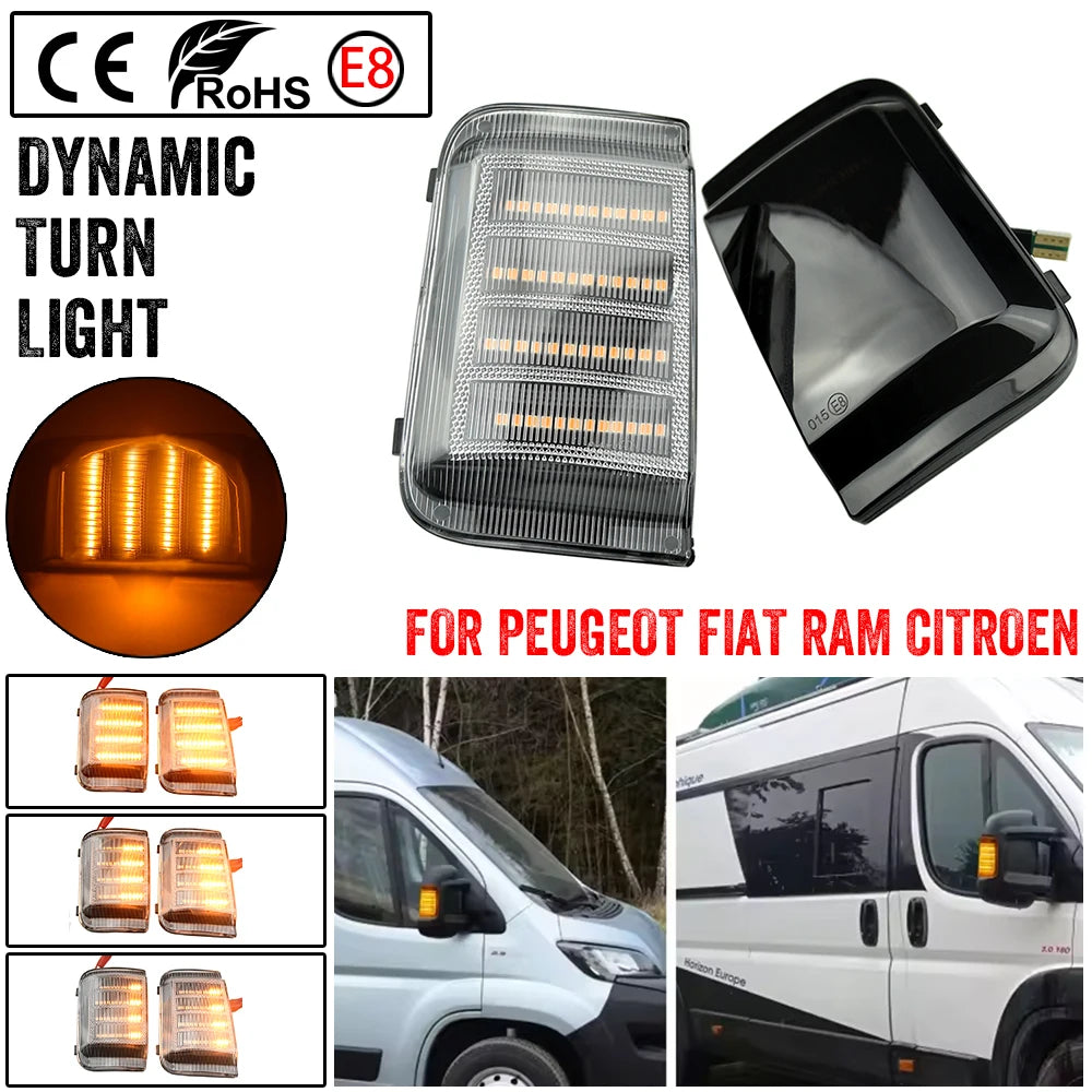 Dynamic Mirror Peugeot Boxer Fiat — Swuffy