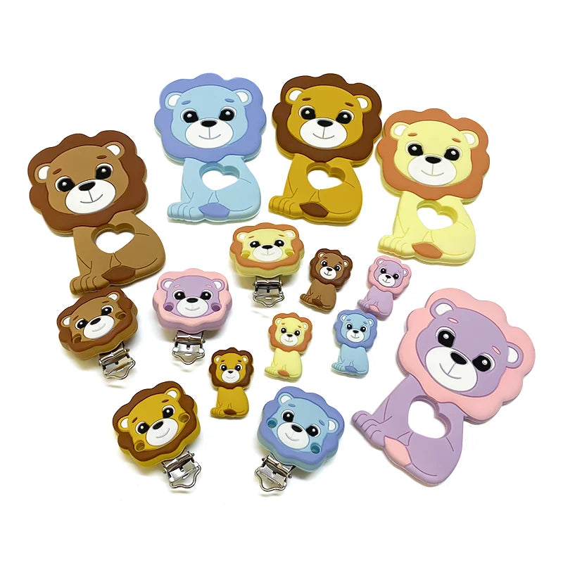 Lion Baby Silicone Teether Beads — Swuffy