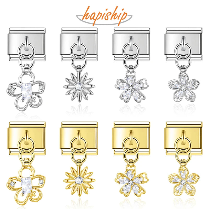 Nuvora Hapiship 2025 Women Sweet Flower Shiny Cz — Nuvora