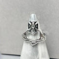 Personality Hollow Rings Heart Adjustable — Swuffy