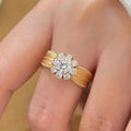 In Purple Gemstone Sunfloral Rings — Swuffy