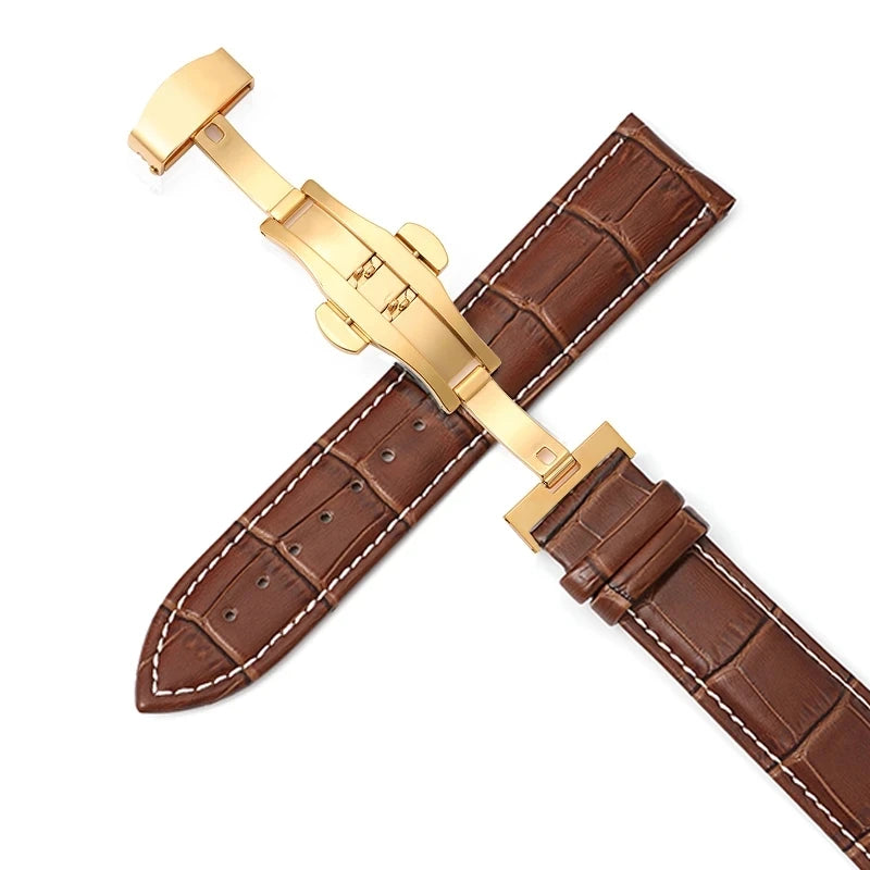 Watch Strap Watch Accessories Cowhide — Swuffy