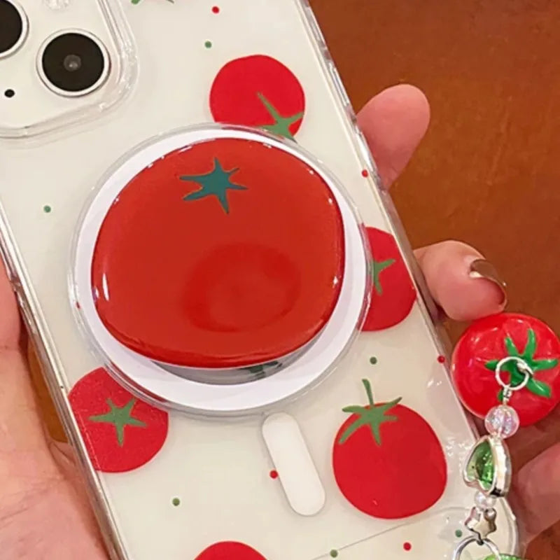 Cartoon Tomato Magnetic Holder Grip — Swuffy