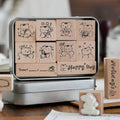 Cat Wooden Stamp Stamping Junk — Swuffy