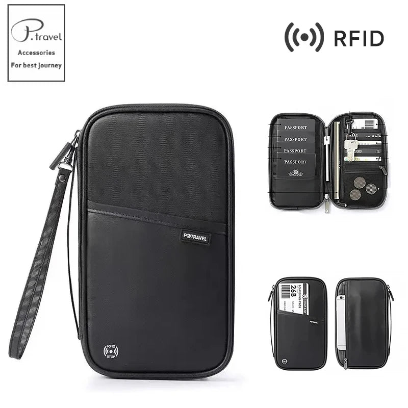 Travel Passport Wallet Organizer Bag — Swuffy