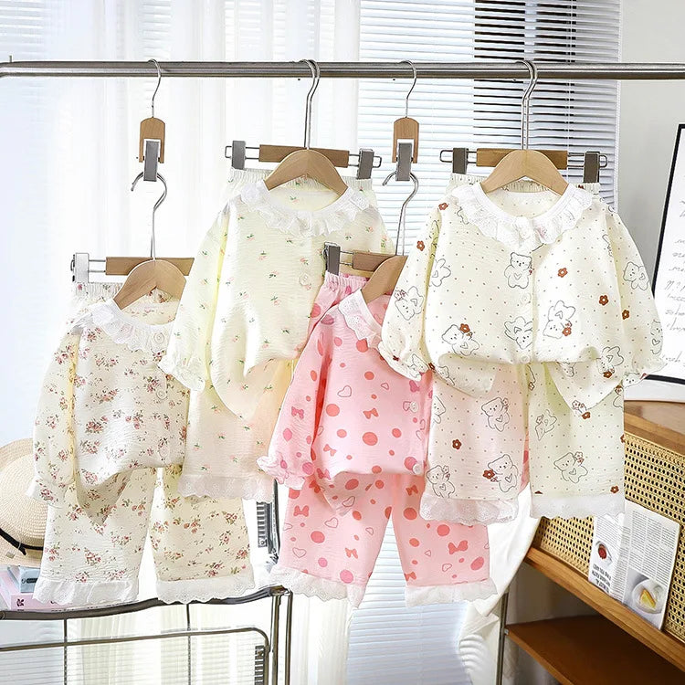 Kid Floral Sleepwear Toddler Children — Swuffy