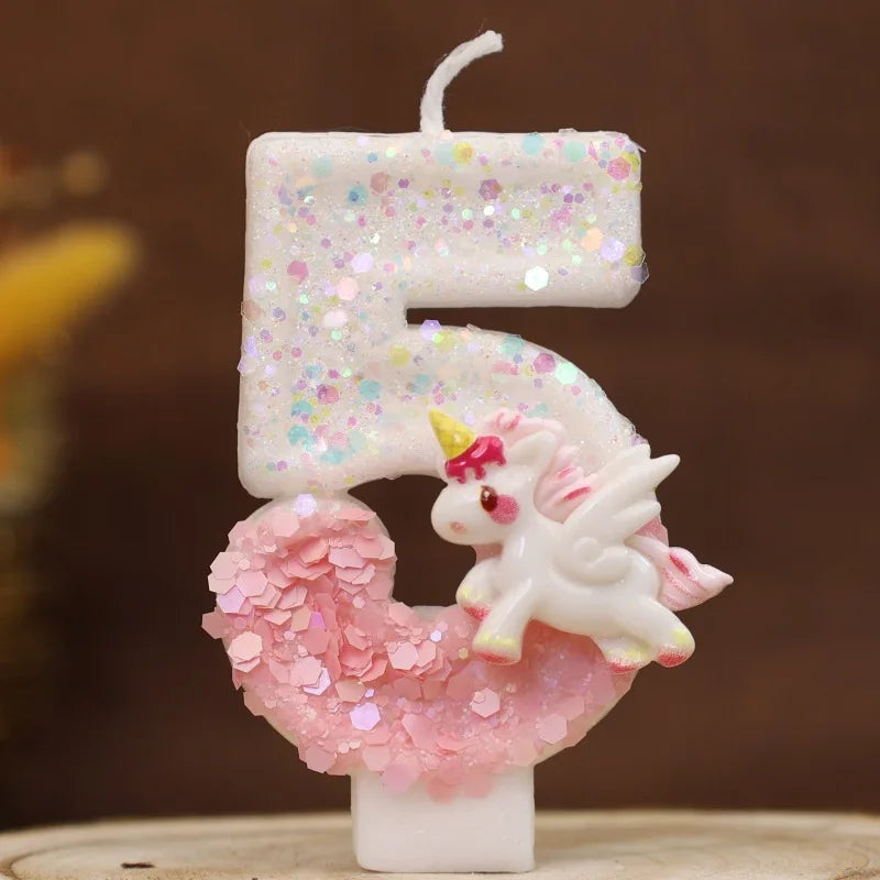 Happy Birthday Candle Numbers Candle — Swuffy