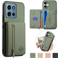 Fusion Leather Wallet Zipper Case — Swuffy
