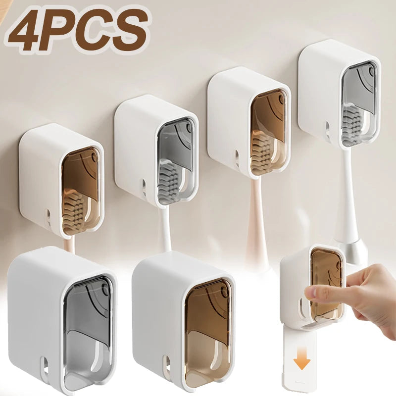 Toothbrush Holder Flip Top Electric — Swuffy