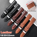 Quick Release Leather Watch Strap — Swuffy