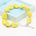 Yellow Irregular Turkey Turquoise Stone — Swuffy