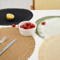 Round Braided Placemat Fringe Paper — Swuffy