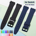 Silicone Watchband Swatch Watch Rubber — Swuffy