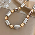 Design Necklace Ccb Two Tone — Swuffy