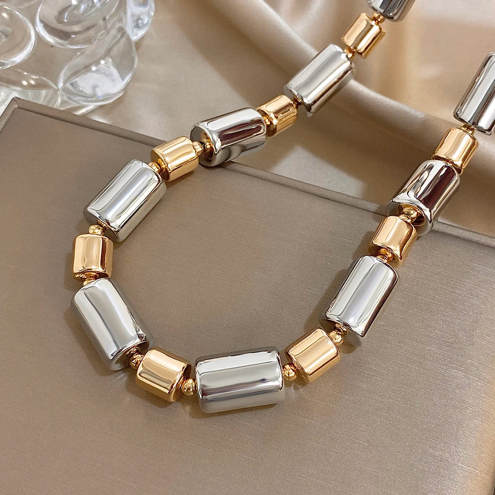 Design Necklace Ccb Two Tone — Swuffy