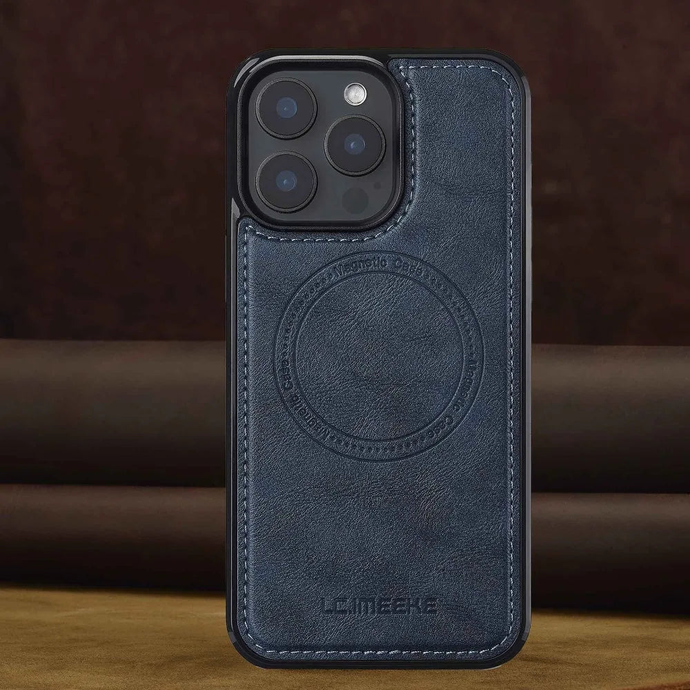 Magnetic Leather Phone Case Iphone — Swuffy