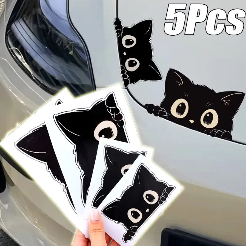 Stickers Black Cat Car Stickers — Swuffy