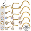 Titanium Nose Stud Rings Nostril — Swuffy