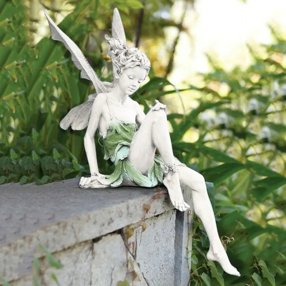 Flower Fairy Sculpture Garden Landscaping — Swuffy