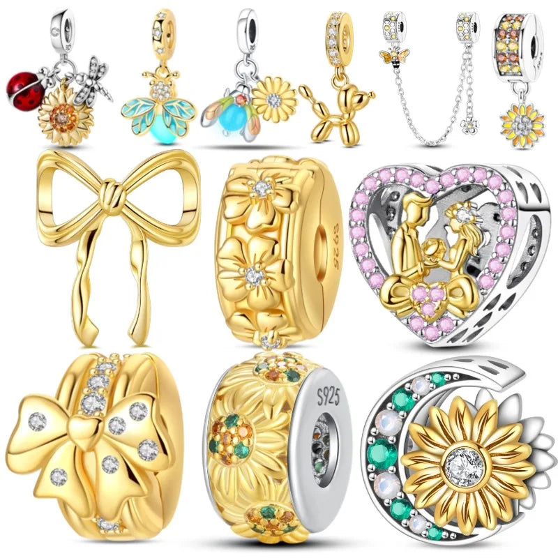 Sterling Silver Gold Series Charms — Swuffy