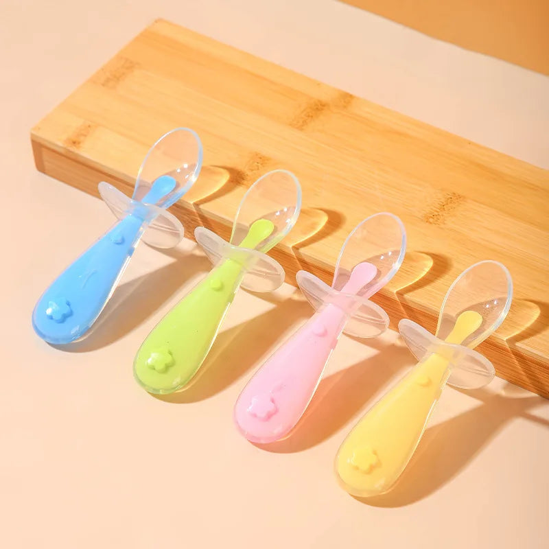 Baby Silicone Spoon Baby Rice — Swuffy