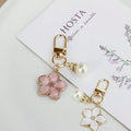 Sakura Flower Alloy Keychain — Swuffy