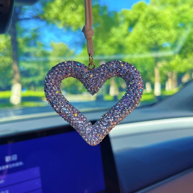 Ceramic Heart Car Pendant Full — Swuffy