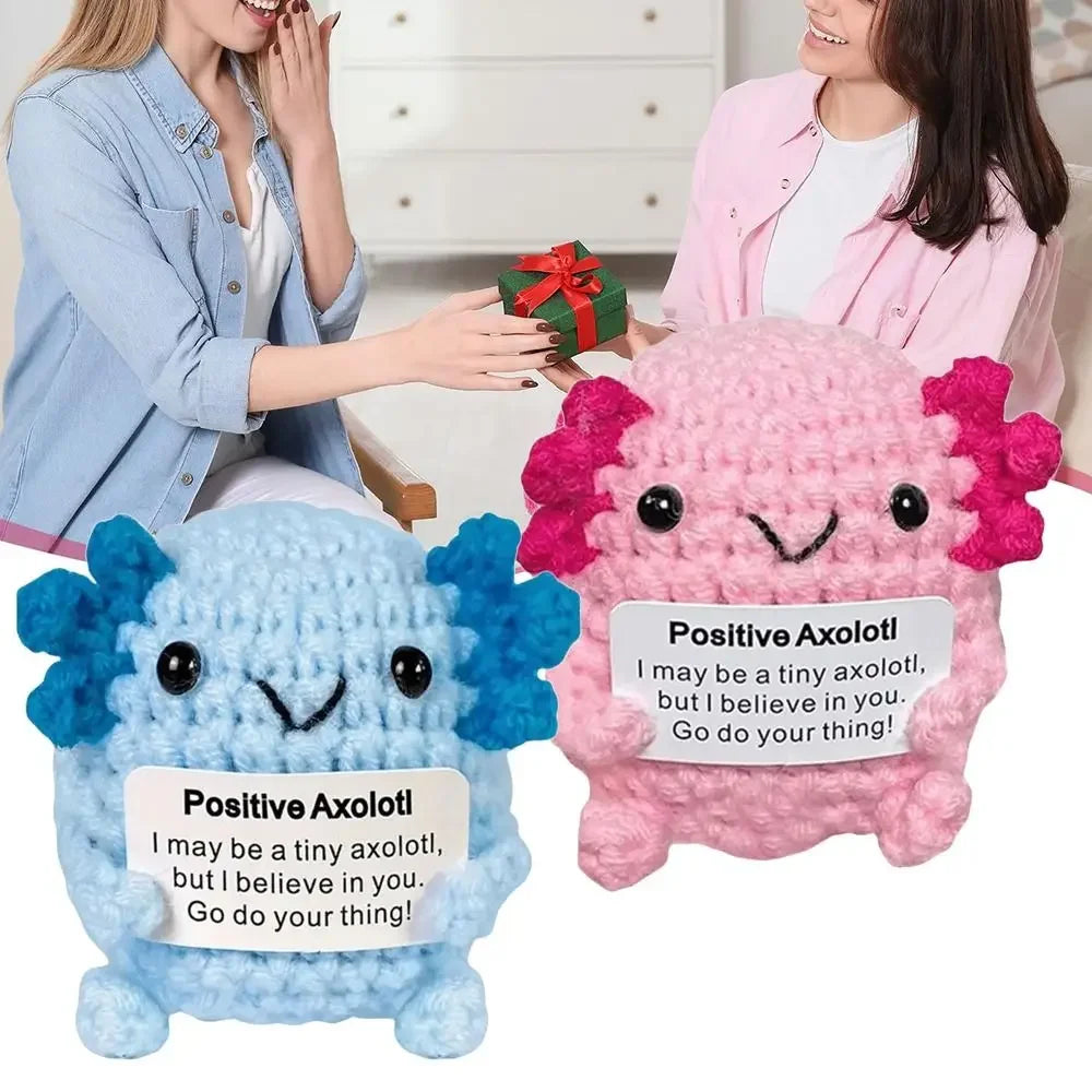 Handmade Crochet Axolotl Plush — Swuffy