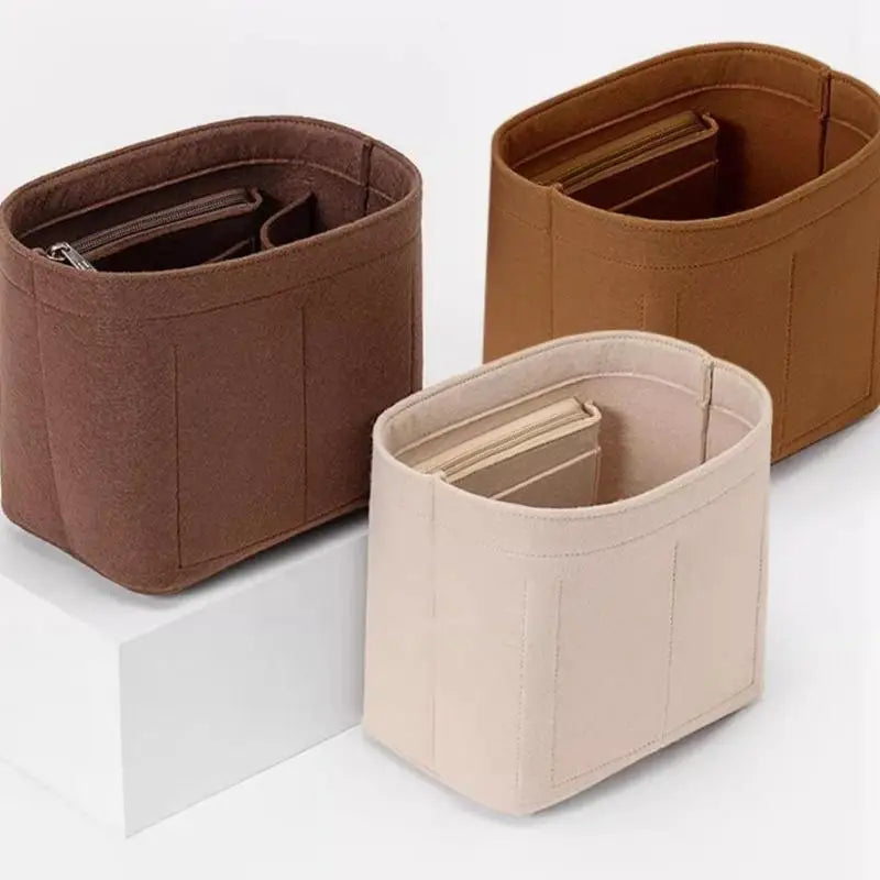 Felt Insert Bag Cosmetic Organizer — Swuffy