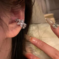 Shiny Zircon Star Clip Earrings — Swuffy