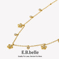 Belle Zircon Flower Pendant Necklace — Swuffy