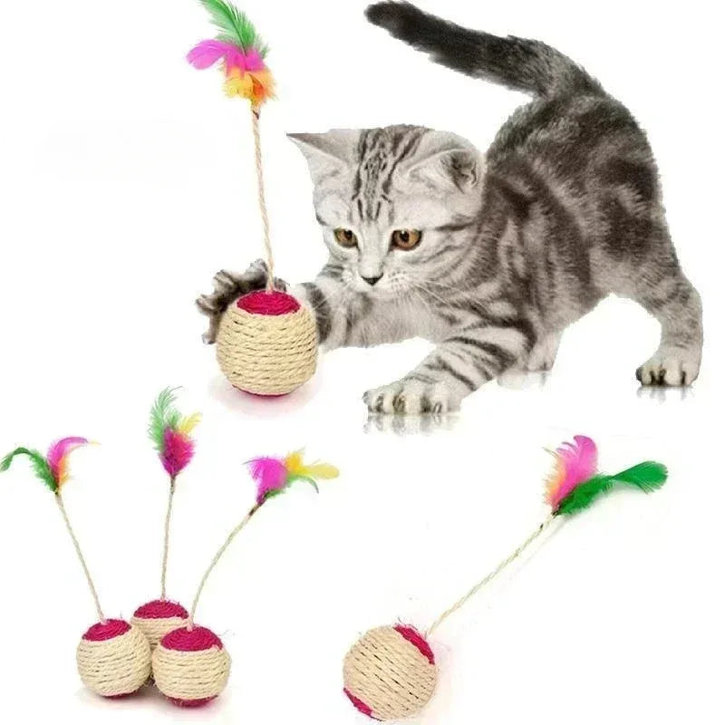 Cat Toy Sisal Scratching Ball — Swuffy