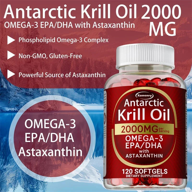 Antarctic Krill Oil Astaxanthin Capsules — Swuffy