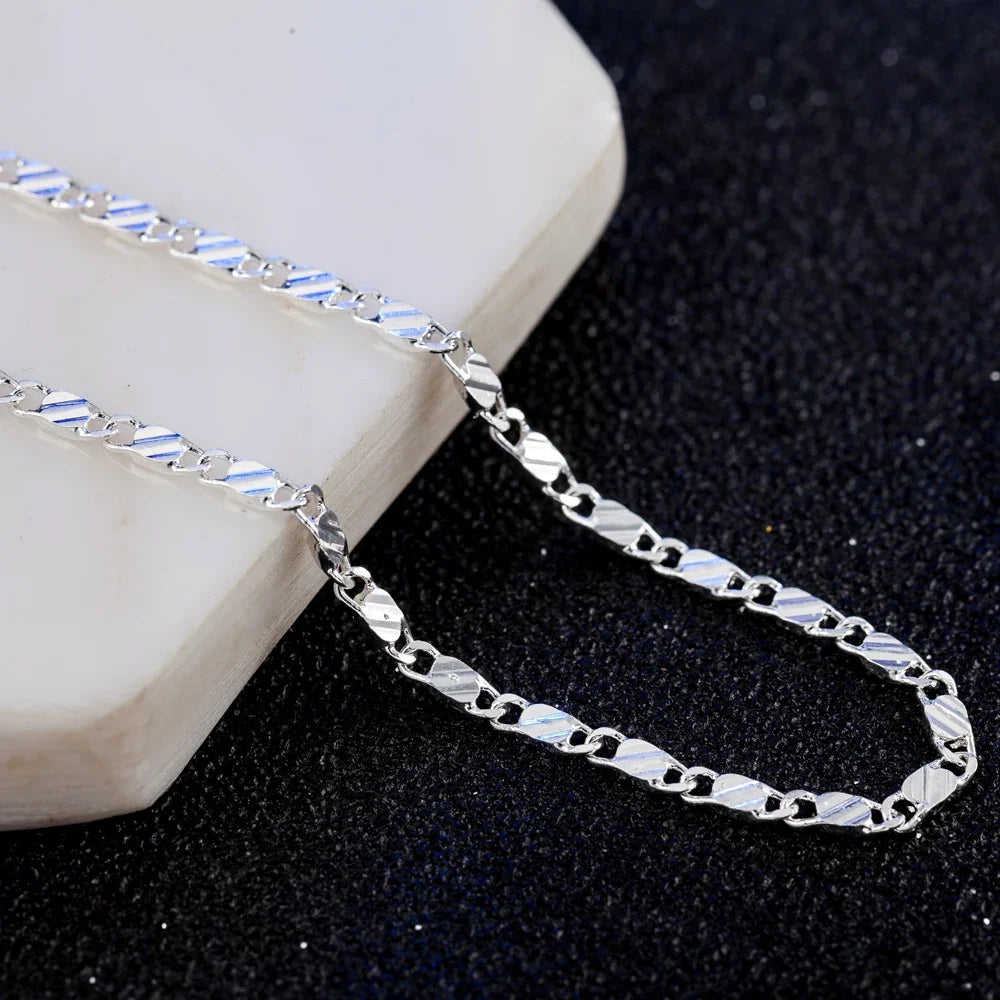 Sterling Silver Elegant Flat Clavicle — Swuffy