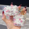 Pink Flowers Pattern Wireless Bluetooth — Swuffy